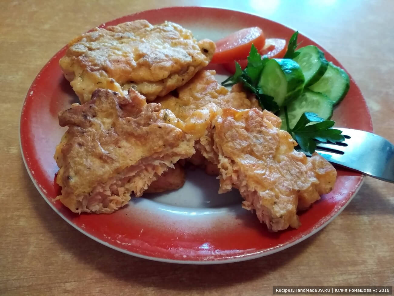 Рыбные оладьи