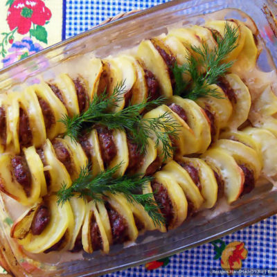 «Пьяный картофель» с фаршем – пошаговый кулинарный рецепт с фото