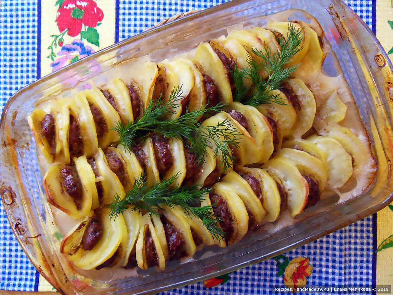 Фрикадельки с картошкой в духовке рецепт