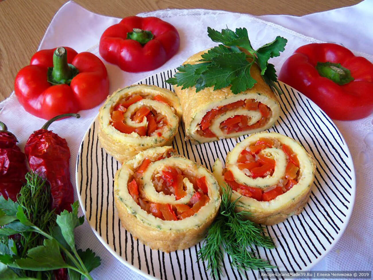 Яичный рулет