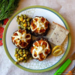 Сочные гнёзда из фарша с овощной серединкой