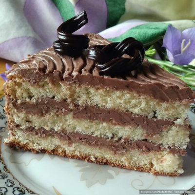 Торт «Трюфель» с шоколадным кремом «Шарлотт» – пошаговый кулинарный рецепт с фото