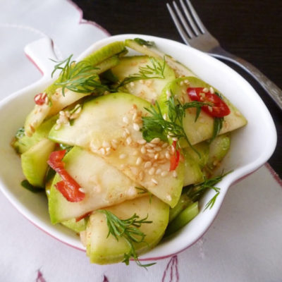 Быстрые маринованные кабачки – пошаговый кулинарный рецепт с фото
