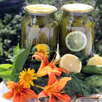 Маринованные огурцы с лимоном «Пражские» – пошаговый рецепт с фото