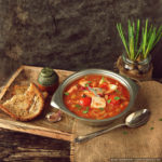 Итальянский рыбный суп с томатами