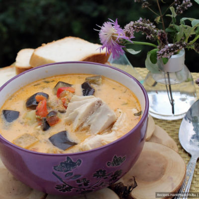 Суп из баклажанов – пошаговый кулинарный рецепт с фото