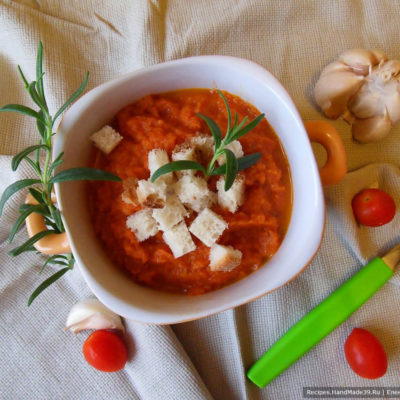 Томатный суп «Паппа аль помодоро» – пошаговый рецепт с фото