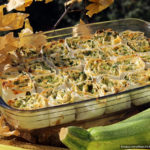 Рулет из лаваша с кабачком и брынзой, запечённый в духовке