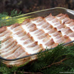 Блинчики с творогом, запечённые в сметане