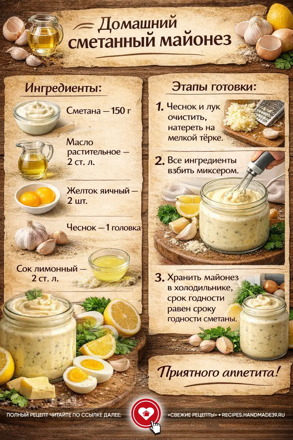 Домашний сметанный майонез: вкусная и полезная альтернатива