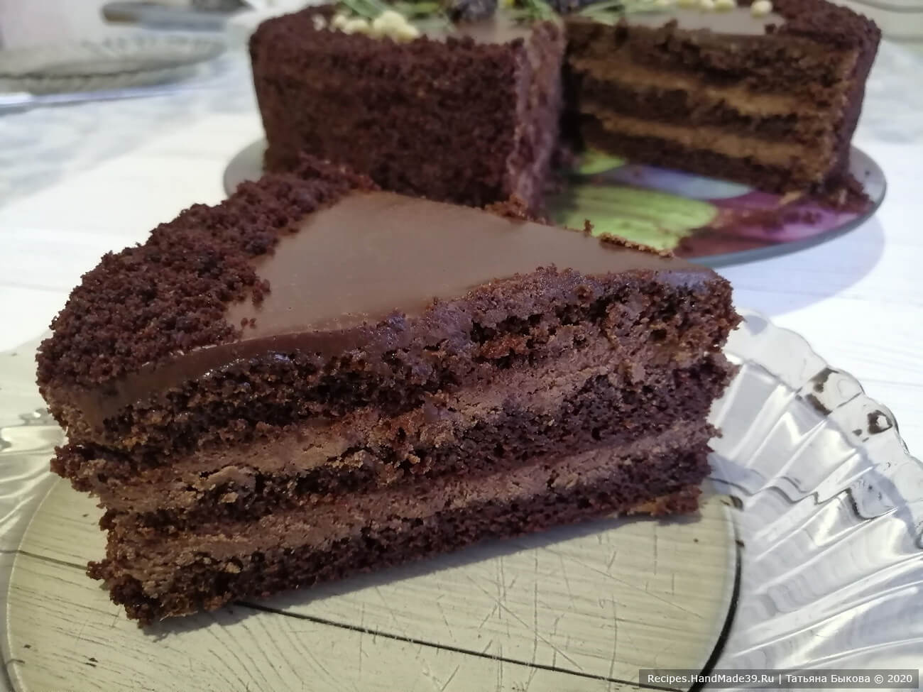 Шоколадный торт пошаговый рецепт