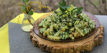 Постный картофельный салат «Монастырский» – пошаговый рецепт с фото
