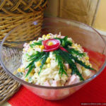 Салат «Гости на пороге» с вермишелью быстрого приготовления