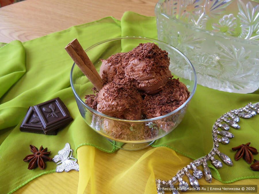 Шоколадное мороженое – фото шаг 11. Мороженое подавать в креманках, приятного аппетита!