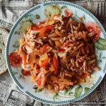 Салат «Курица хе» по-корейски со сладким перцем