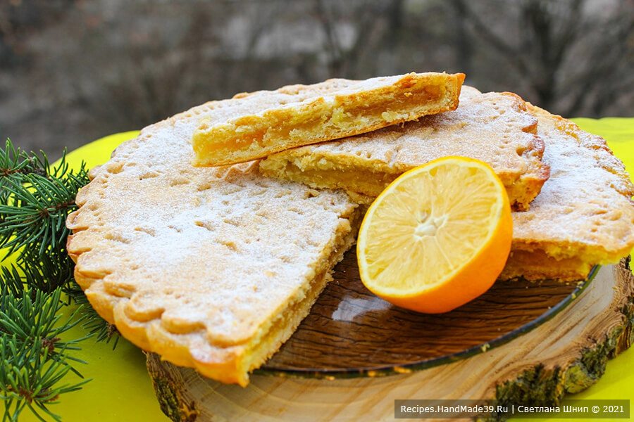 Ингредиенты для «Постный лимонный бисквит»: