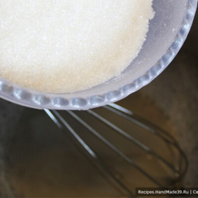 Вишнёвый зефир «Цветы» – фото шаг 7. Сахар для сиропа