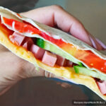 Быстрый пирог из лаваша «А-ля пицца»