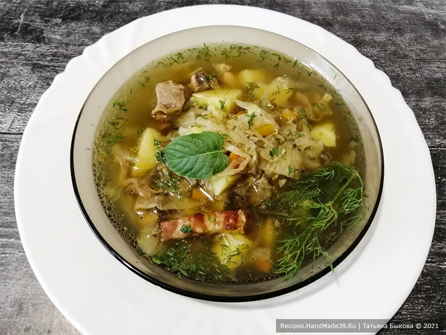 Пажиброда – популярный густой суп польской национальной кухни