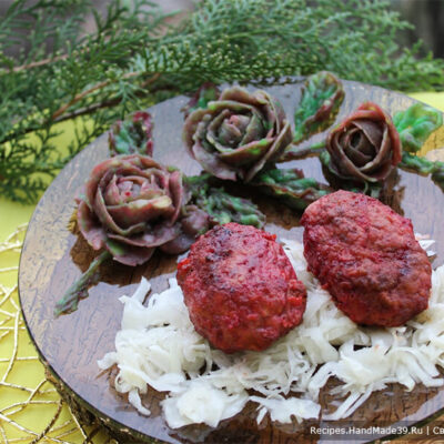 Мясные котлеты со свёклой – пошаговый кулинарный рецепт с фото