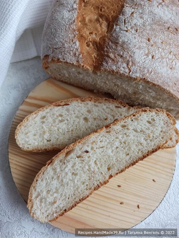 Хлеб на сыворотке – фото шаг 9. Выпекать хлеб около 25 минут в духовке, предварительно разогретой до температуры 180 °C. Приятного аппетита!