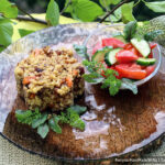 Пшённо-гречневая каша с мясом и овощами