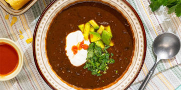 Суп из чёрной фасоли – пошаговый кулинарный рецепт с видео