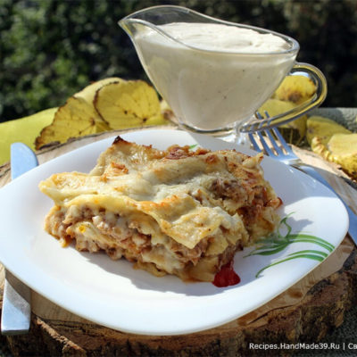Лазанья с фаршем – пошаговый кулинарный рецепт с фото