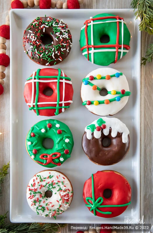 Рождественские пончики – фото шаг 11. При соблюдении определённых условий, хранить пончики можно до 5-6 дней. Приятного аппетита!