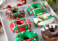 Рождественские пончики с глазурью, приготовленные в духовке