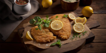 Шницель с лимоном: классический австрийский рецепт для домашнего приготовления