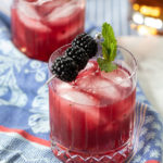 Ежевичный коктейль с бурбоном