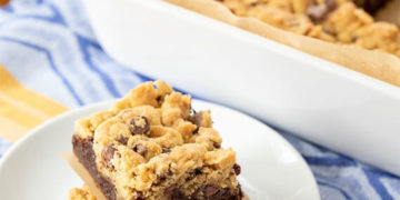 Брауни с печеньем с шоколадной крошкой