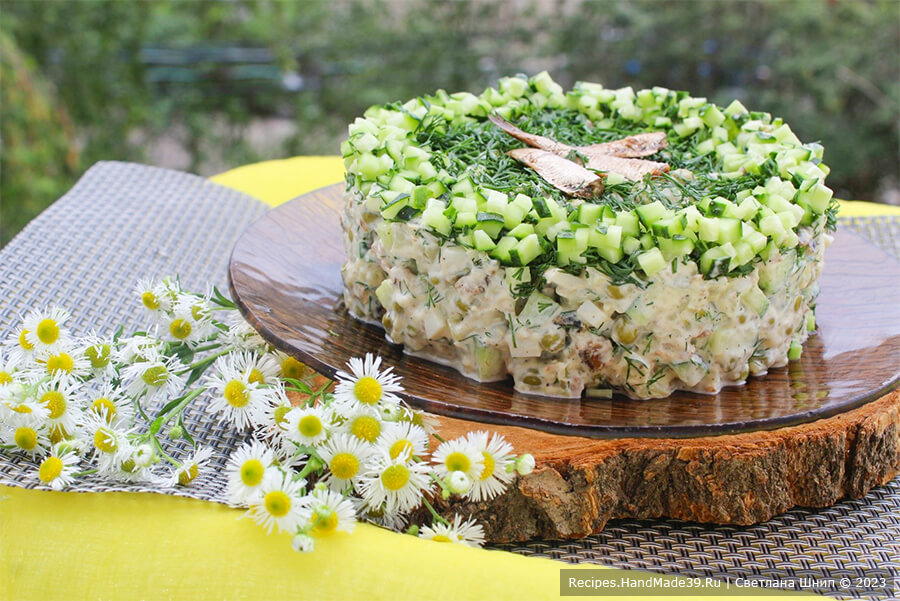 Оливье со шпротами – «Балтийский» салат