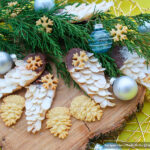 Песочное печенье «Шишки» с миндальными лепестками