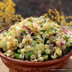 Постный картофельный салат «Деревенский» с машем