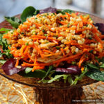 Салат из пророщенного маша с морковью по-корейски