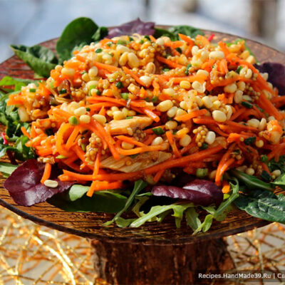 Салат из маша по-корейски – пошаговый кулинарный рецепт с фото